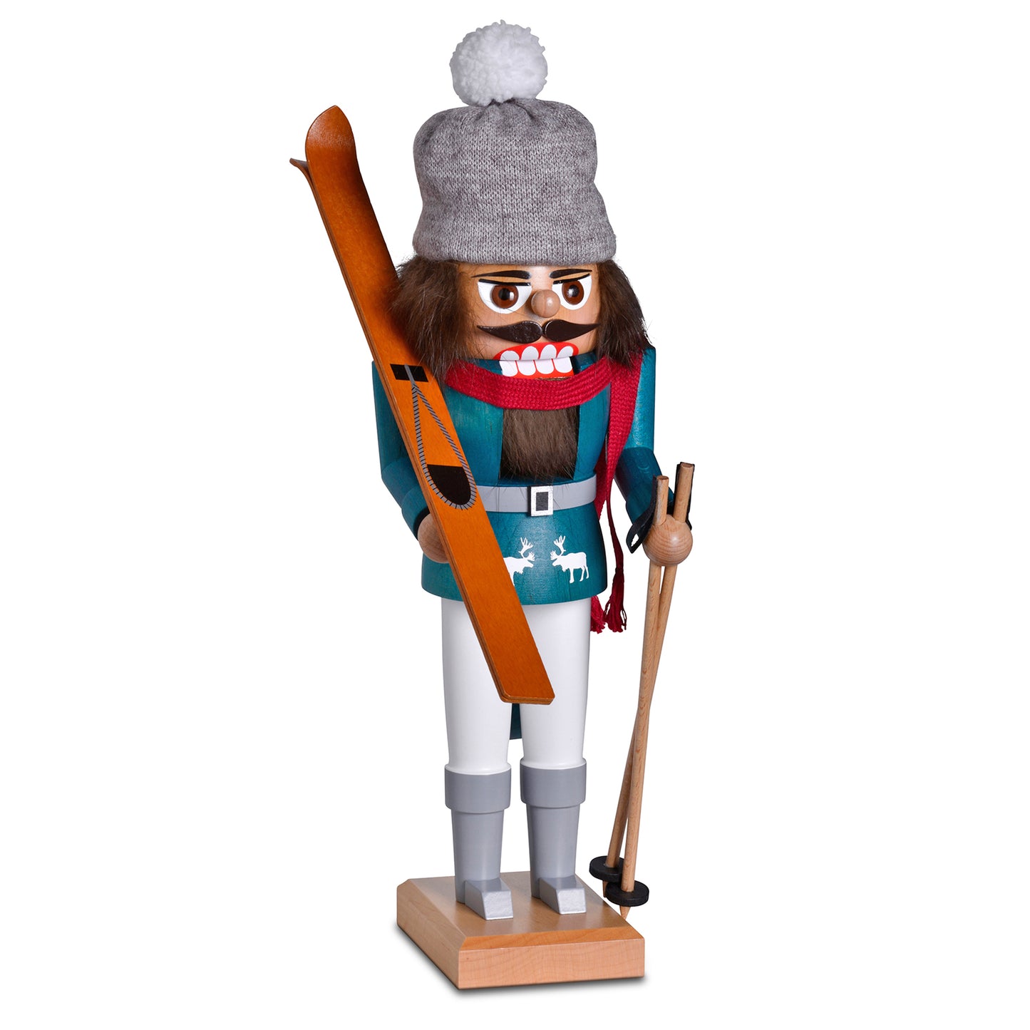 Nussknacker Skifahrer, 29 cm