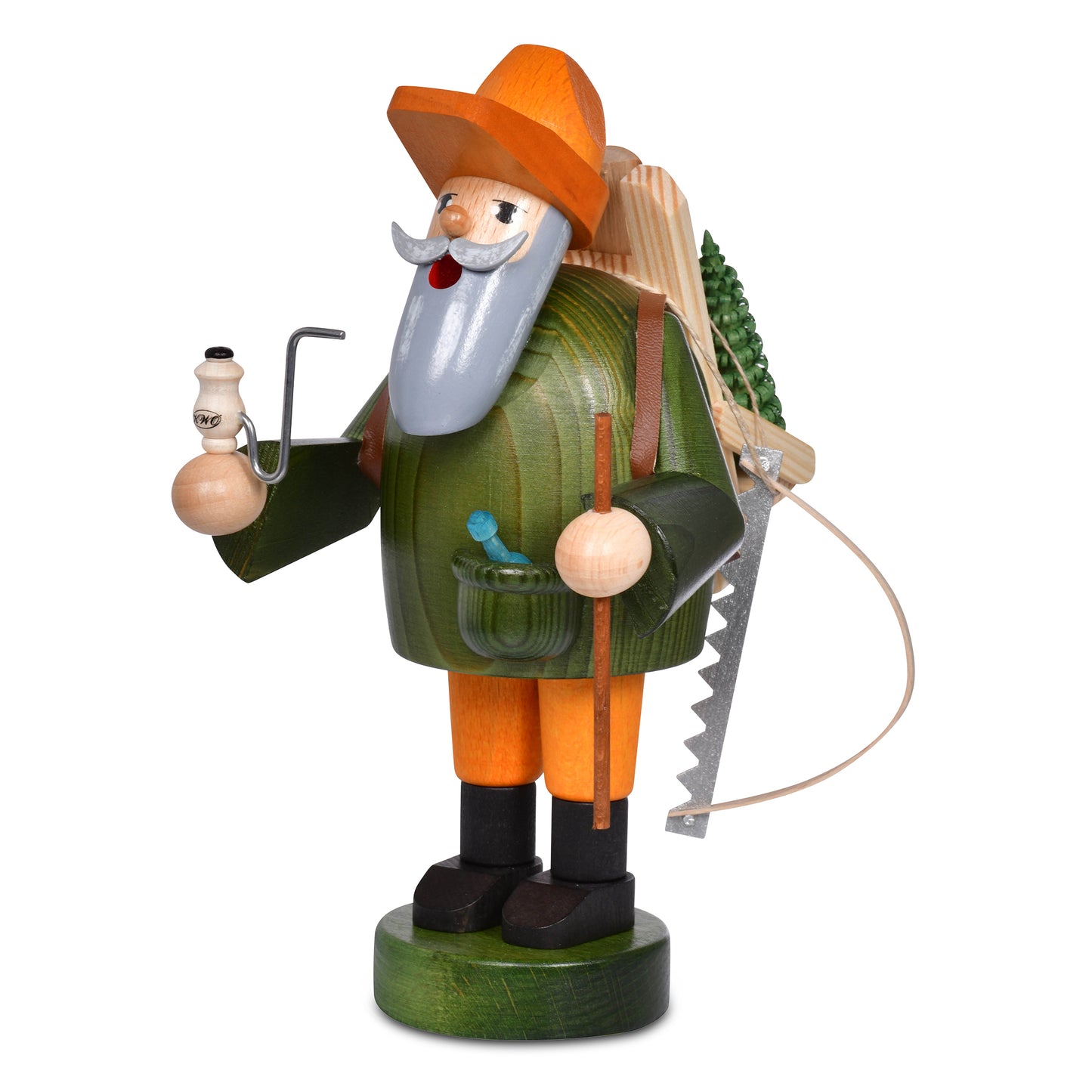 Räuchermann Waldarbeiter, 18 cm