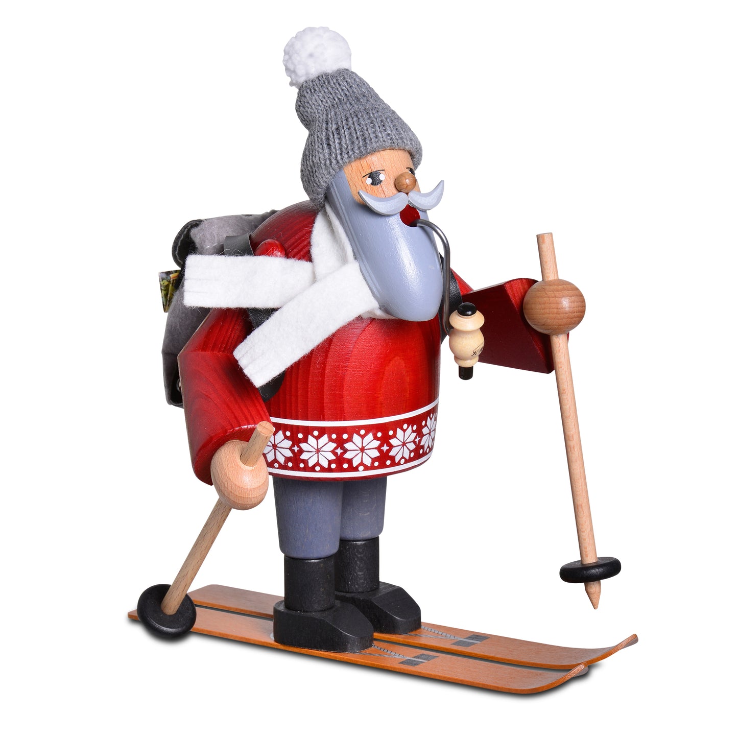 Räuchermann Ski Wanderer, 18,5 cm