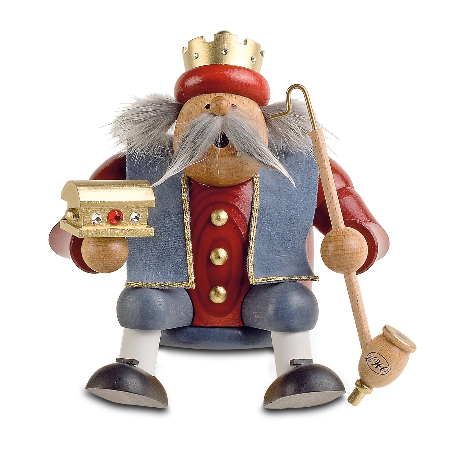 Räuchermann Kantenhocker - Caspar, 17 cm