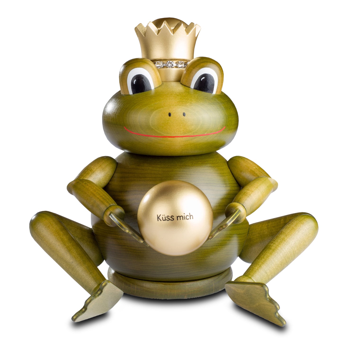 Räuchermann Froschkönig, 15 cm
