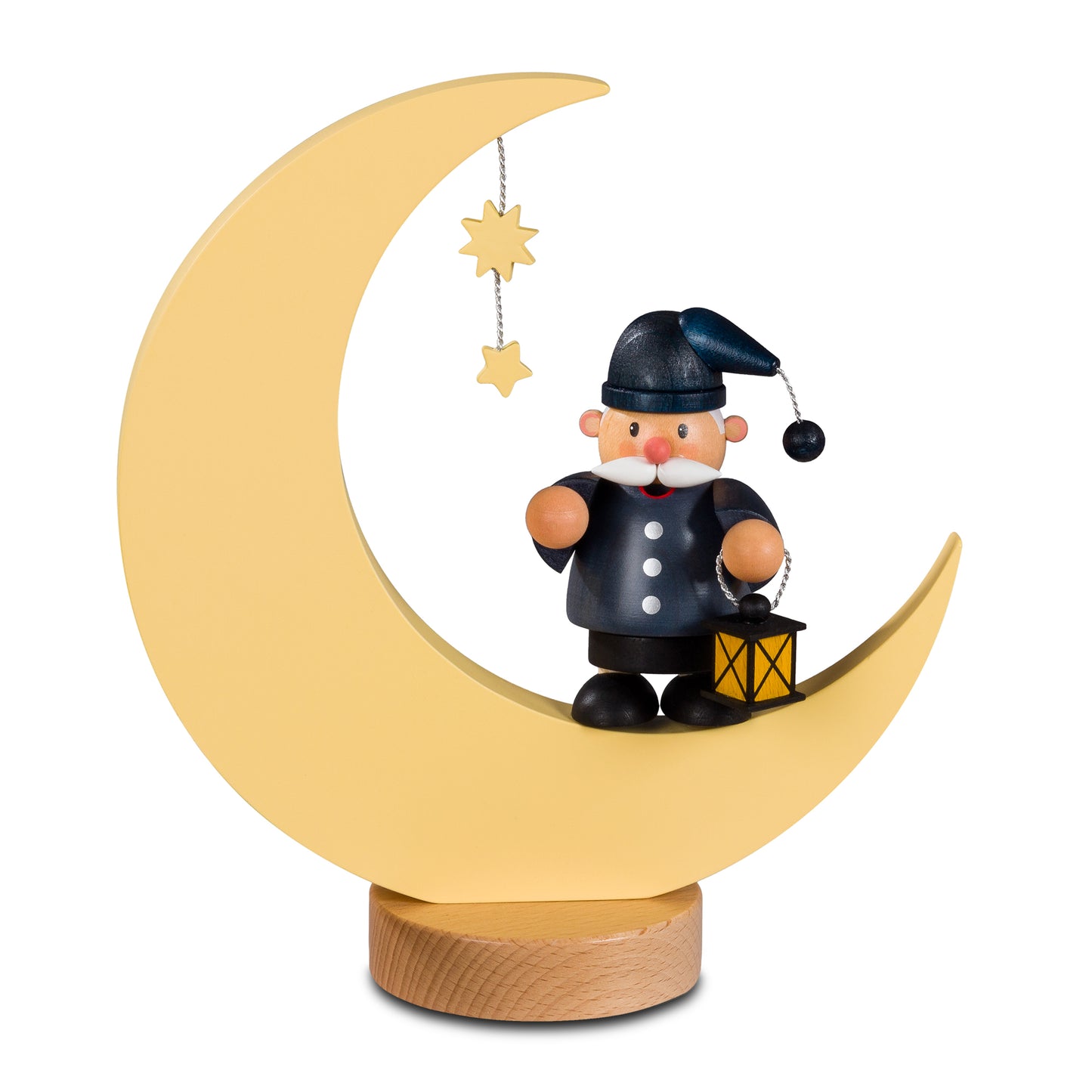 Räuchermann Mann im Mond mini, 23cm