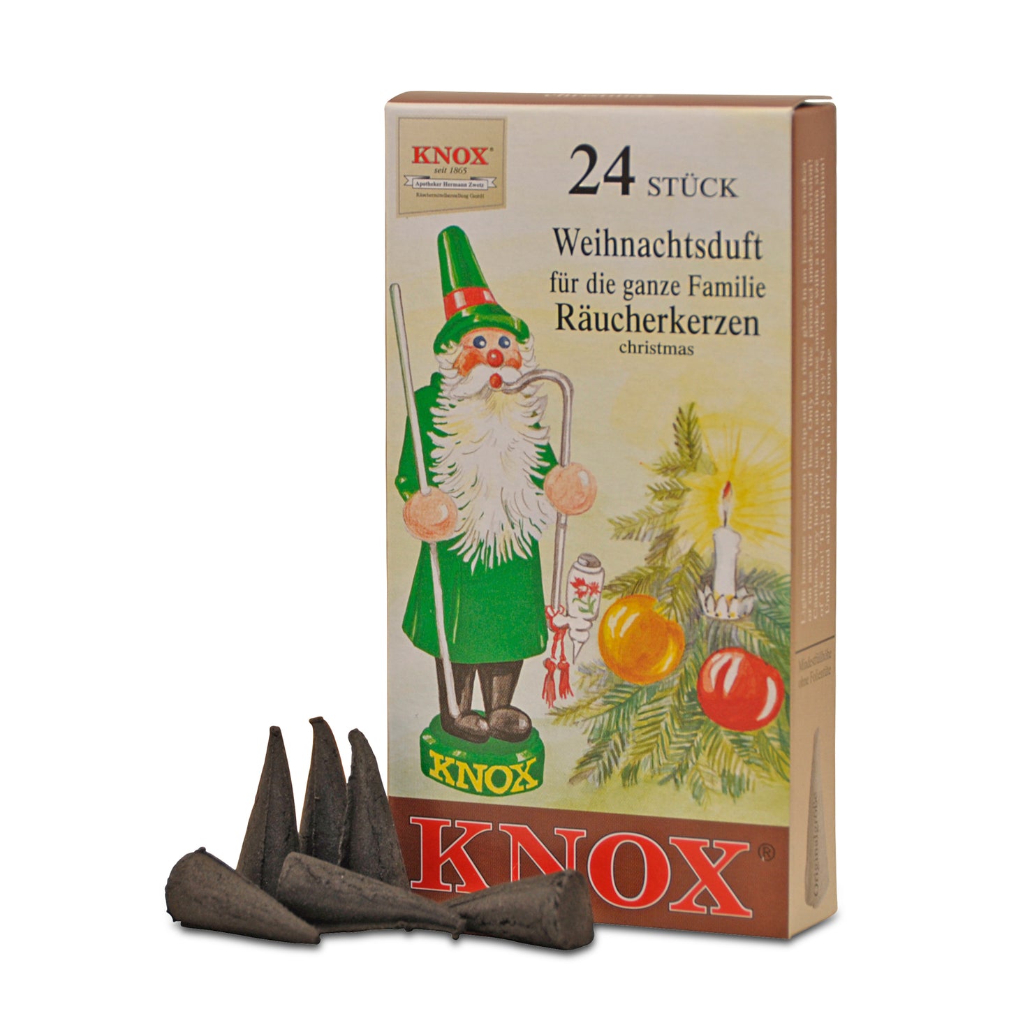 Räucherkerzen Weihnachtsduft Knox