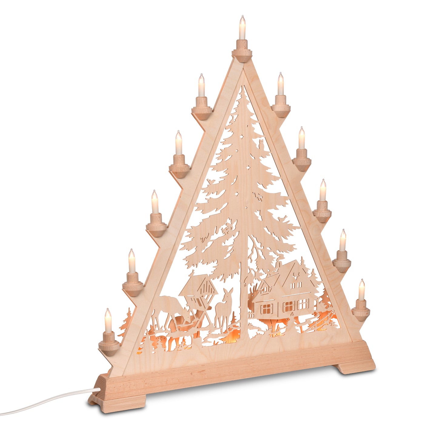 Schwibbogen - Fensterdreieck Forsthaus