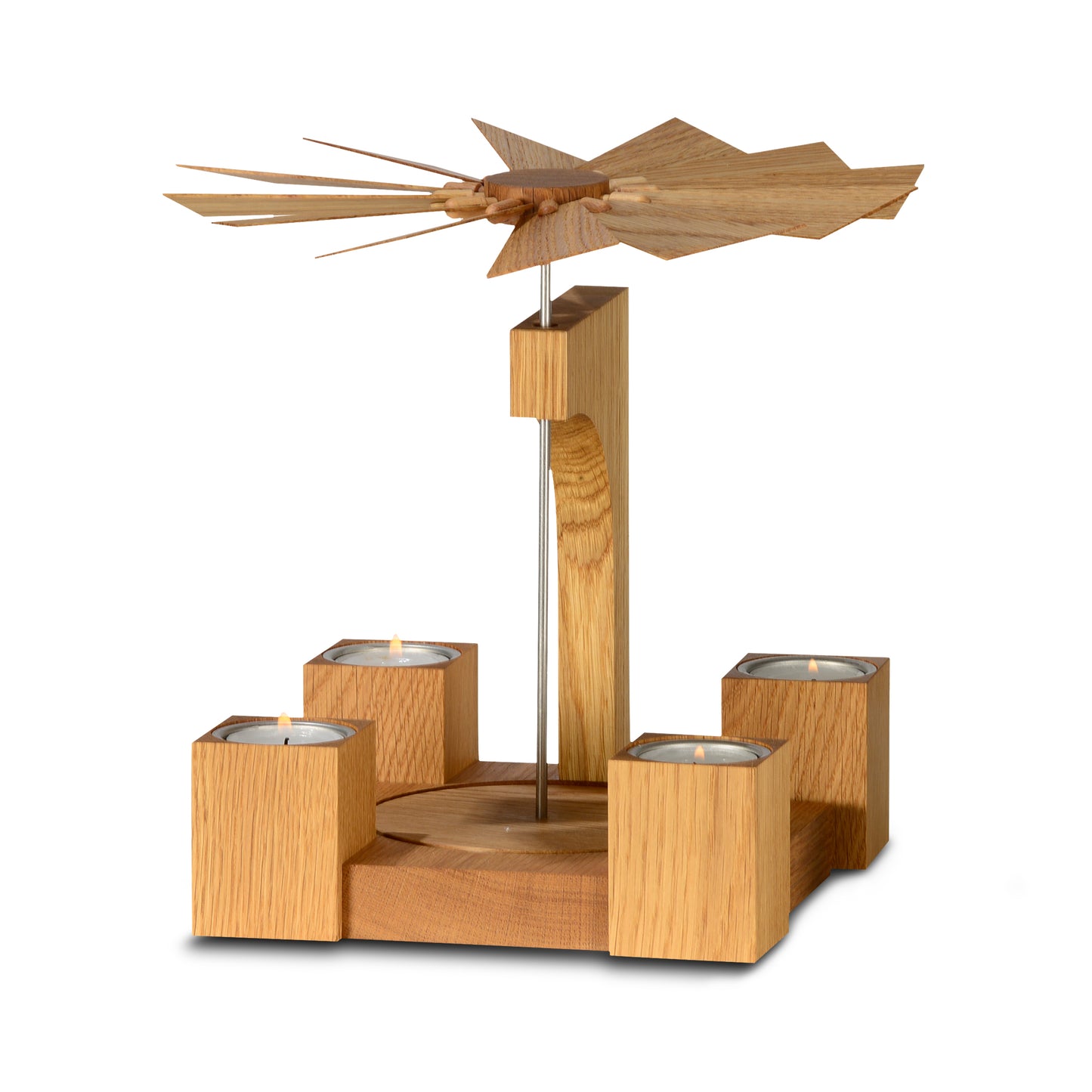 Pyramide Eiche, natur