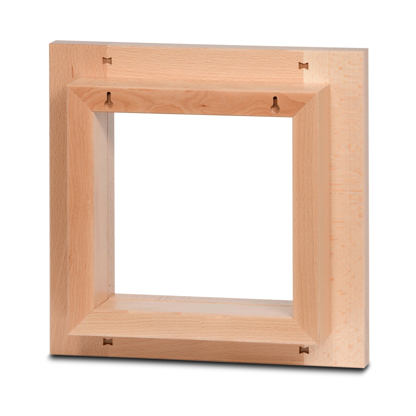 Rahmen quadratisch, natur