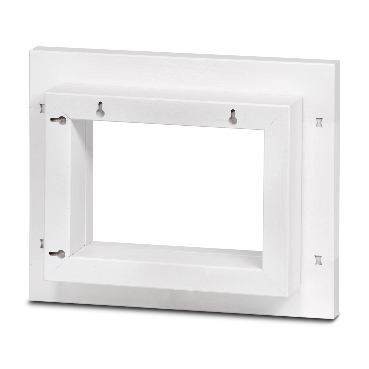 Rahmen klein, weiß lasiert