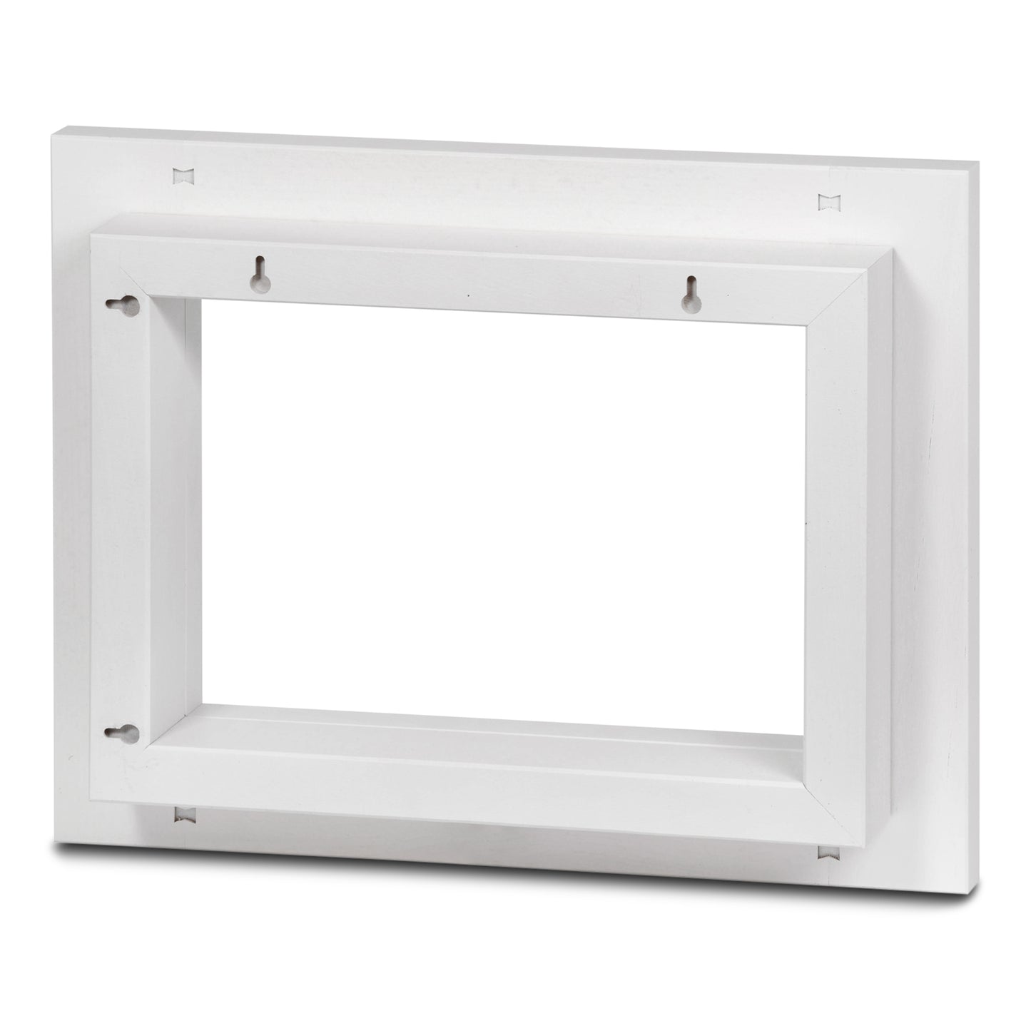 Rahmen groß, weiß lasiert