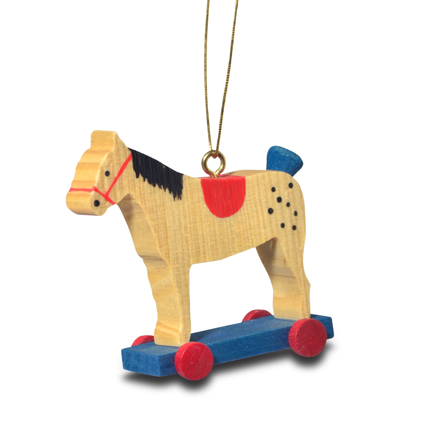 Baumbehang "Reiterlein", rot, 5 cm