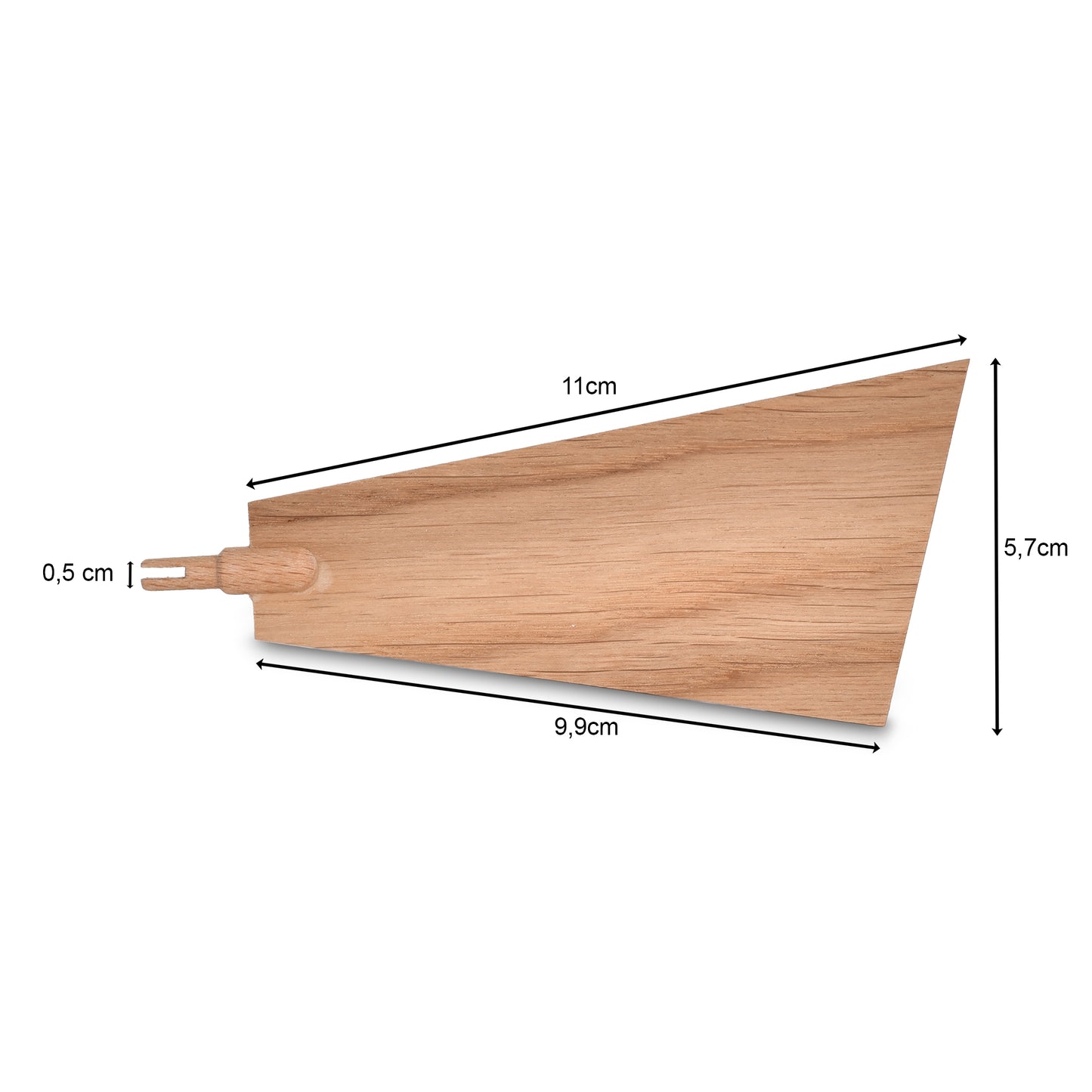 Flügel für Pyramide Art.-Nr. 70065, Eiche natur, geölt (ab 2016)