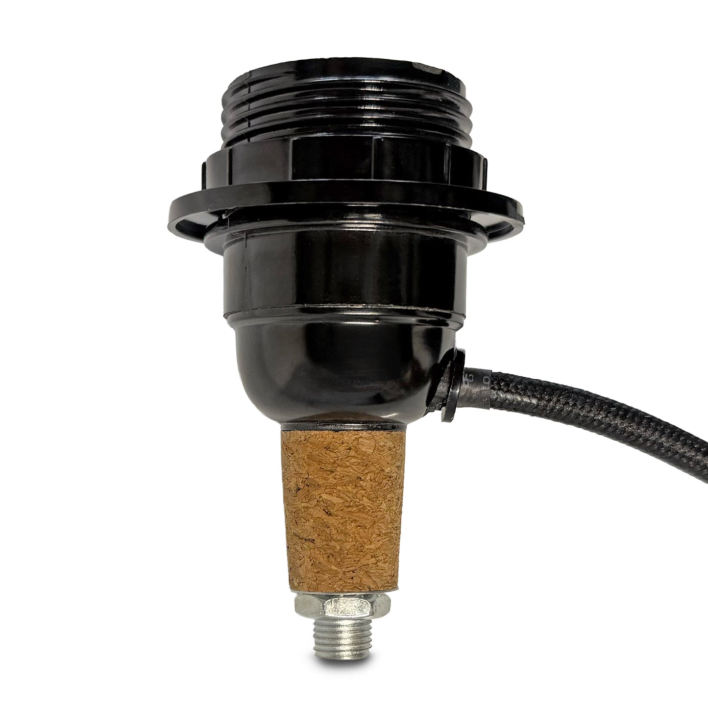 Nussknacker Tischlampe „Modern Black Edition“, 52 cm - aus dem Erzgebirge von KWO