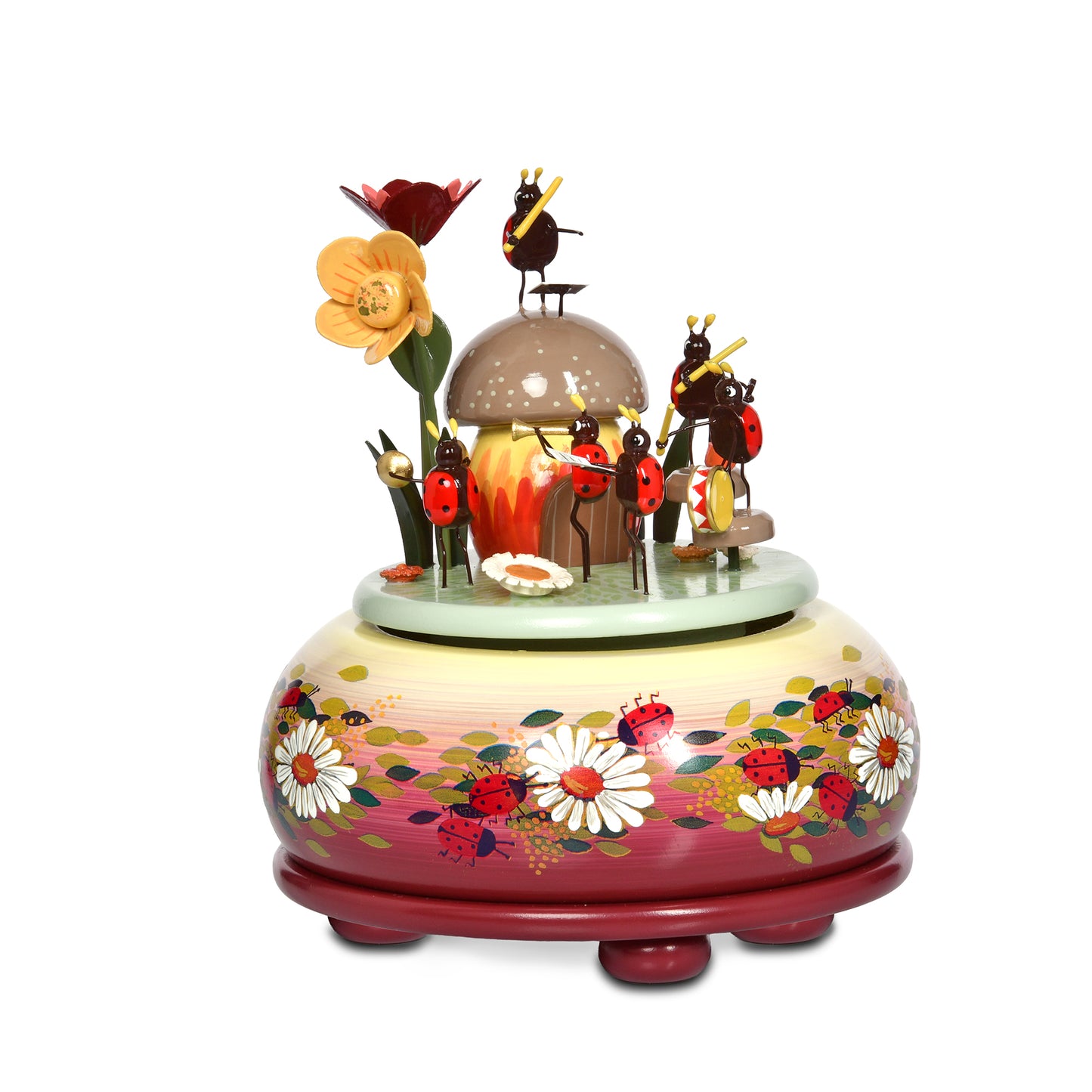 Spieldose "Musizierende Käfer"