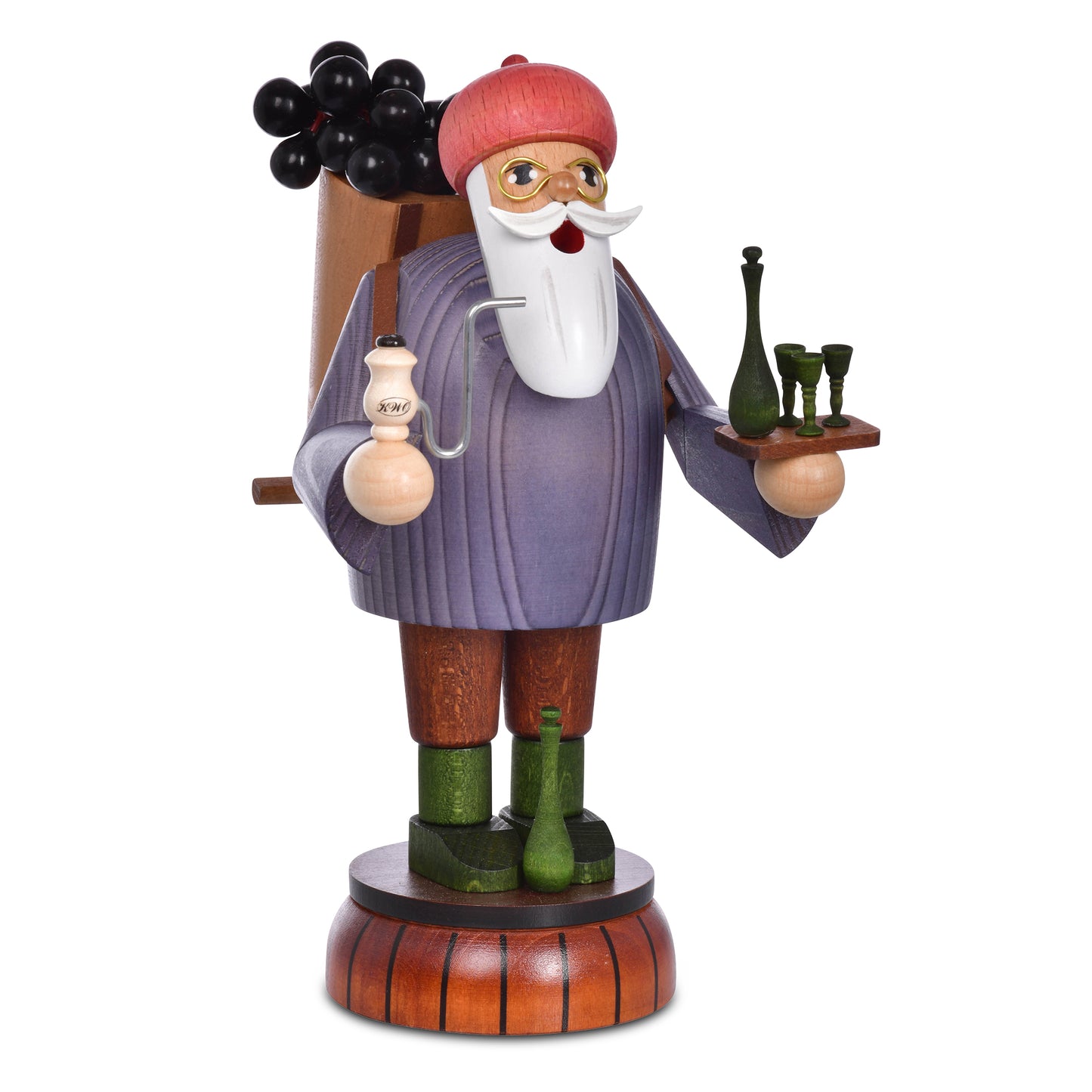 Räuchermann Weinhändler, 19 cm