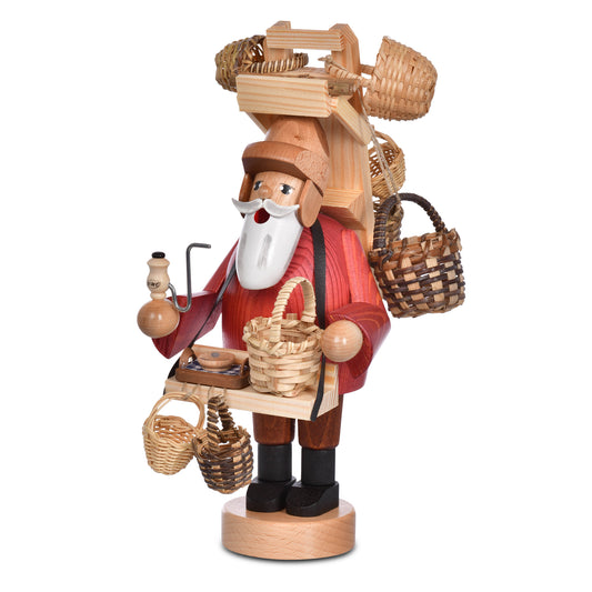 Räuchermann Korbhändler, 23 cm