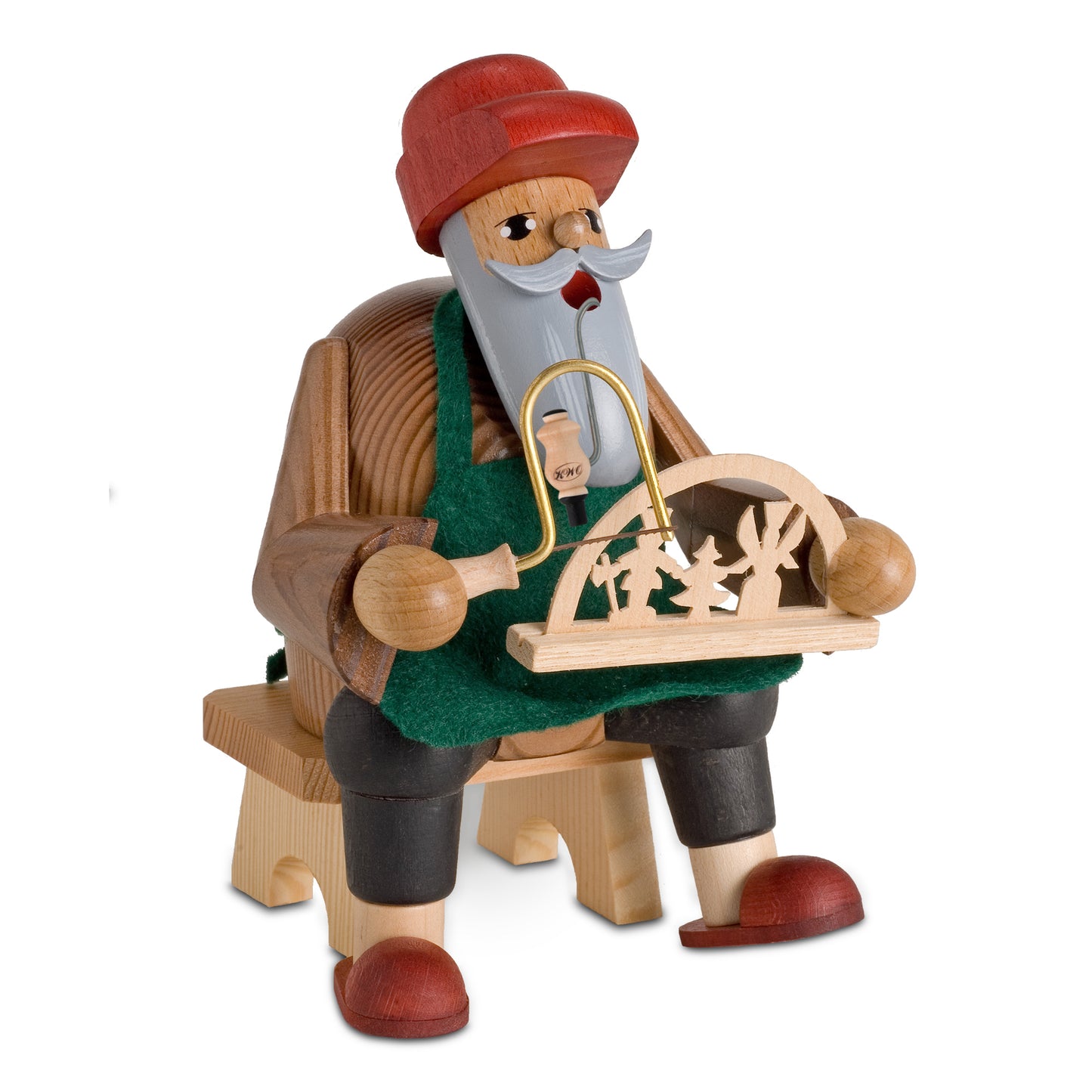 Räuchermann Schwibbogenmacher, 16 cm