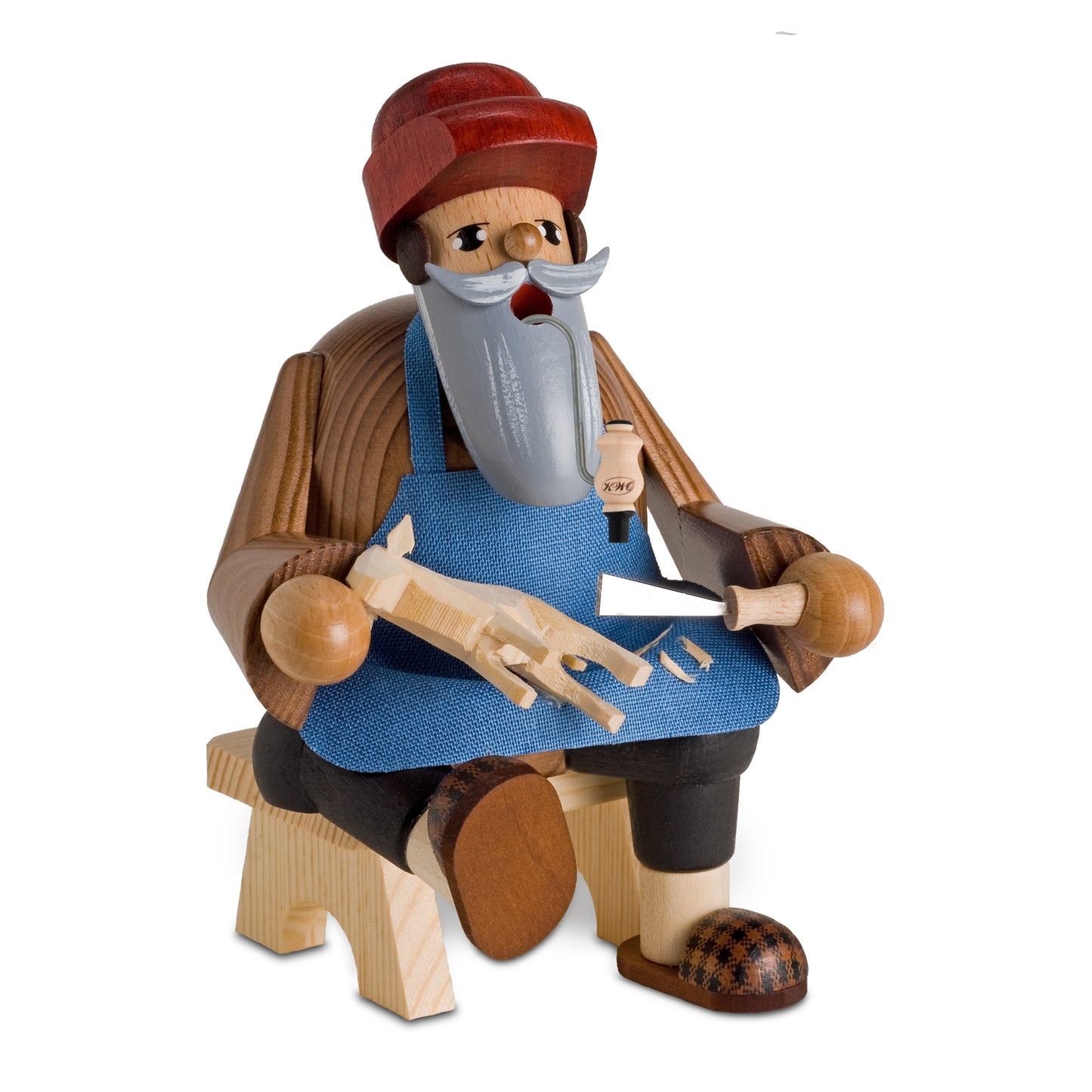 Räuchermann Schnitzer, 16 cm