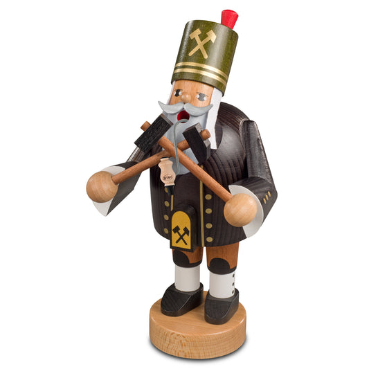 Räuchermann Bergmann mit Hammer und Schlägel, 20 cm
