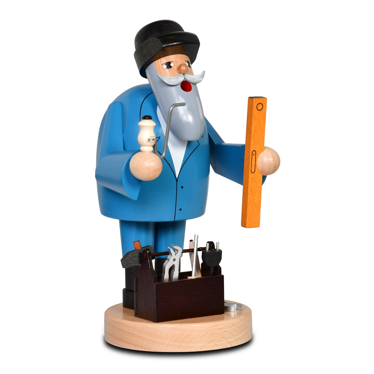 Räuchermann Handwerker, 18 cm - aus dem Erzgebirge von KWO