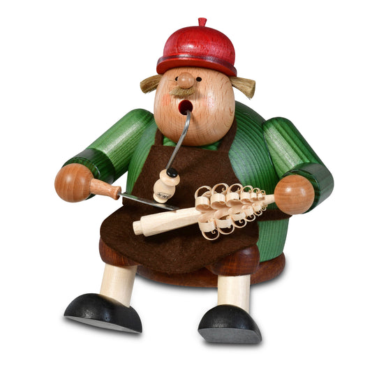 Räuchermann Kantenhocker - Spanbaumstecher, 16 cm