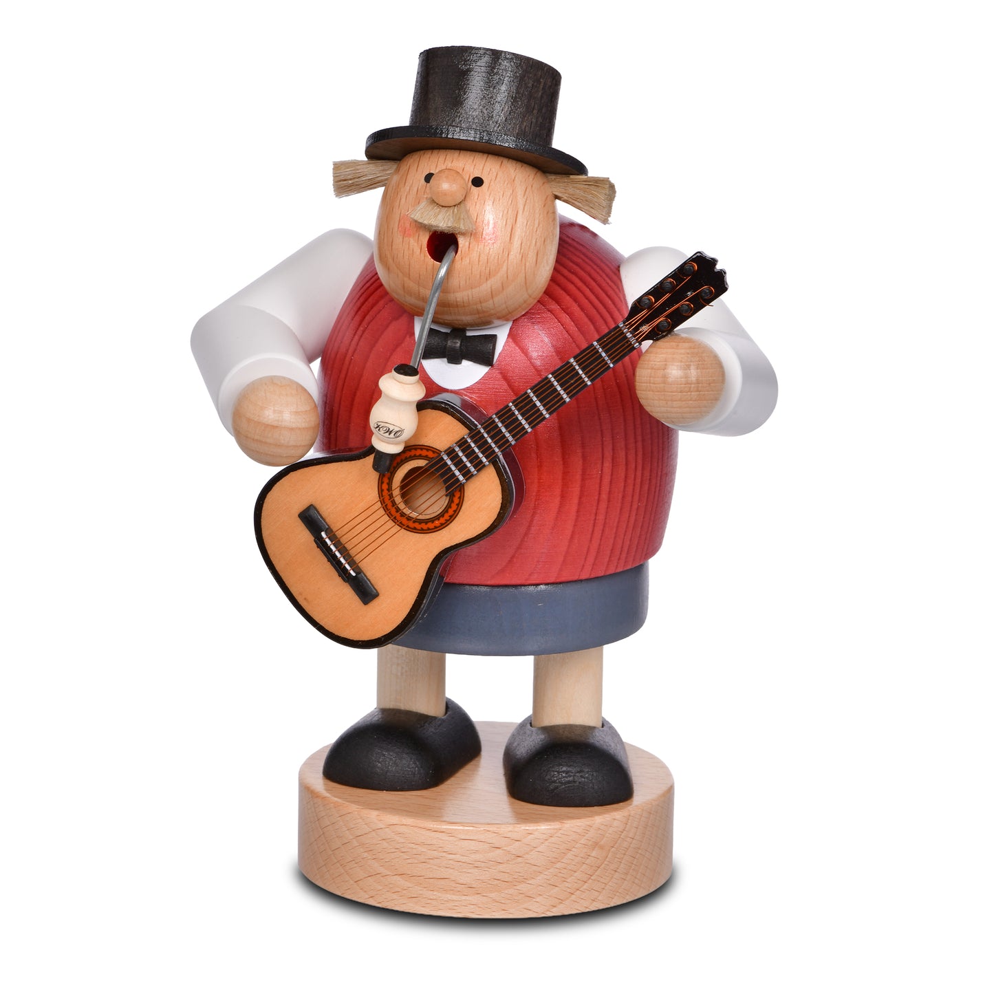 Räuchermann Musiker mit Gitarre, 18 cm