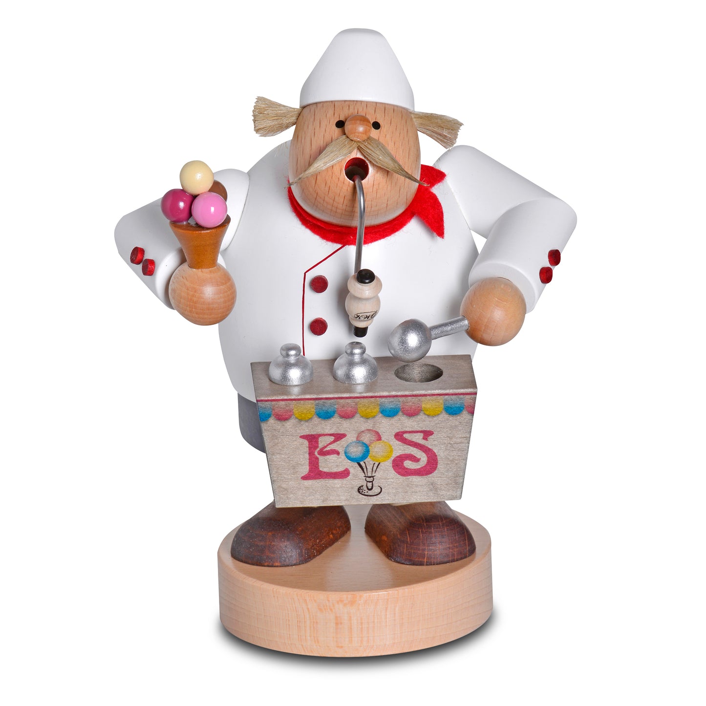 Räuchermann Eisverkäufer, 18,5 cm