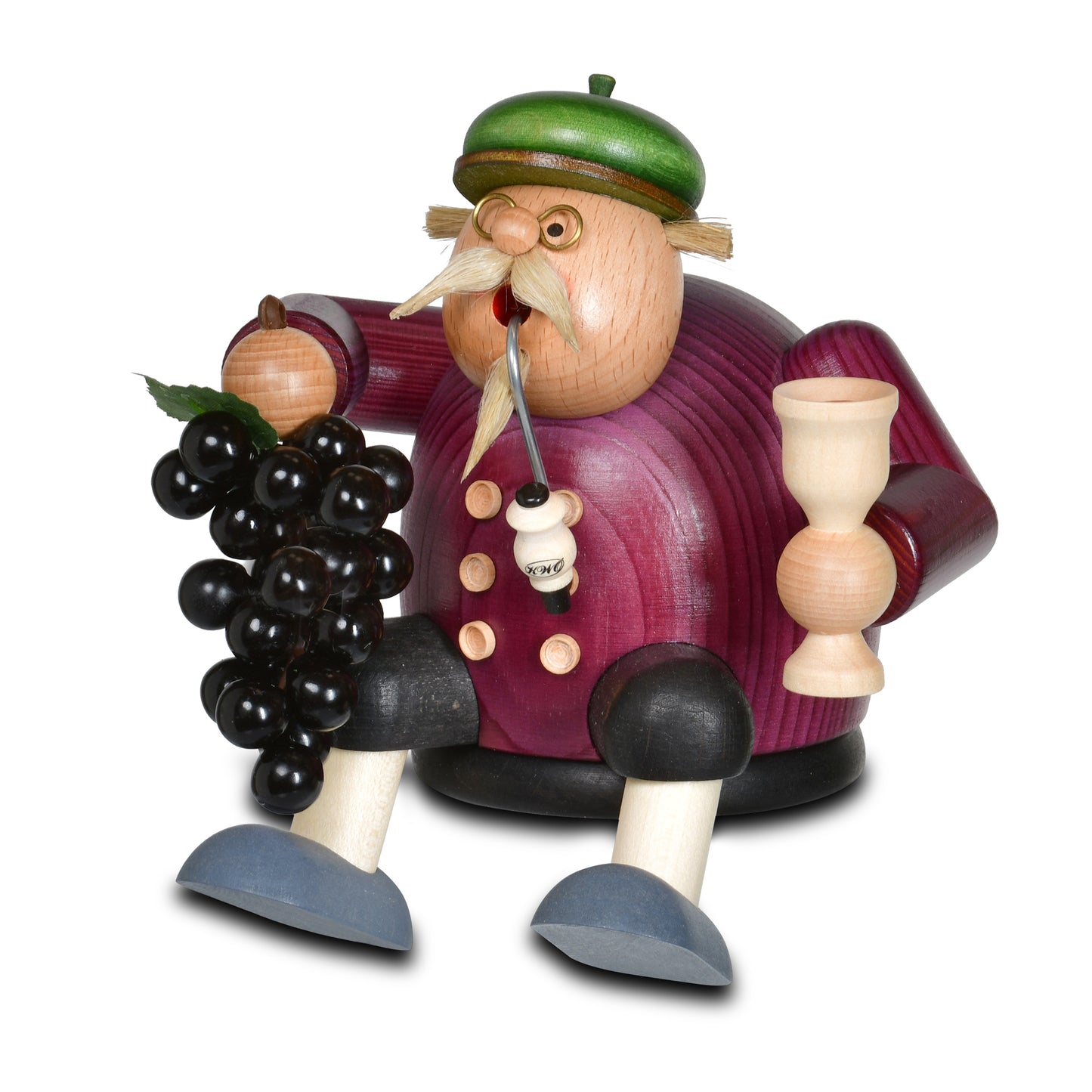 Räuchermann Kantenhocker - Winzer, 14 cm