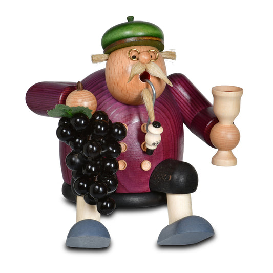 Räuchermann Kantenhocker - Winzer, 14 cm