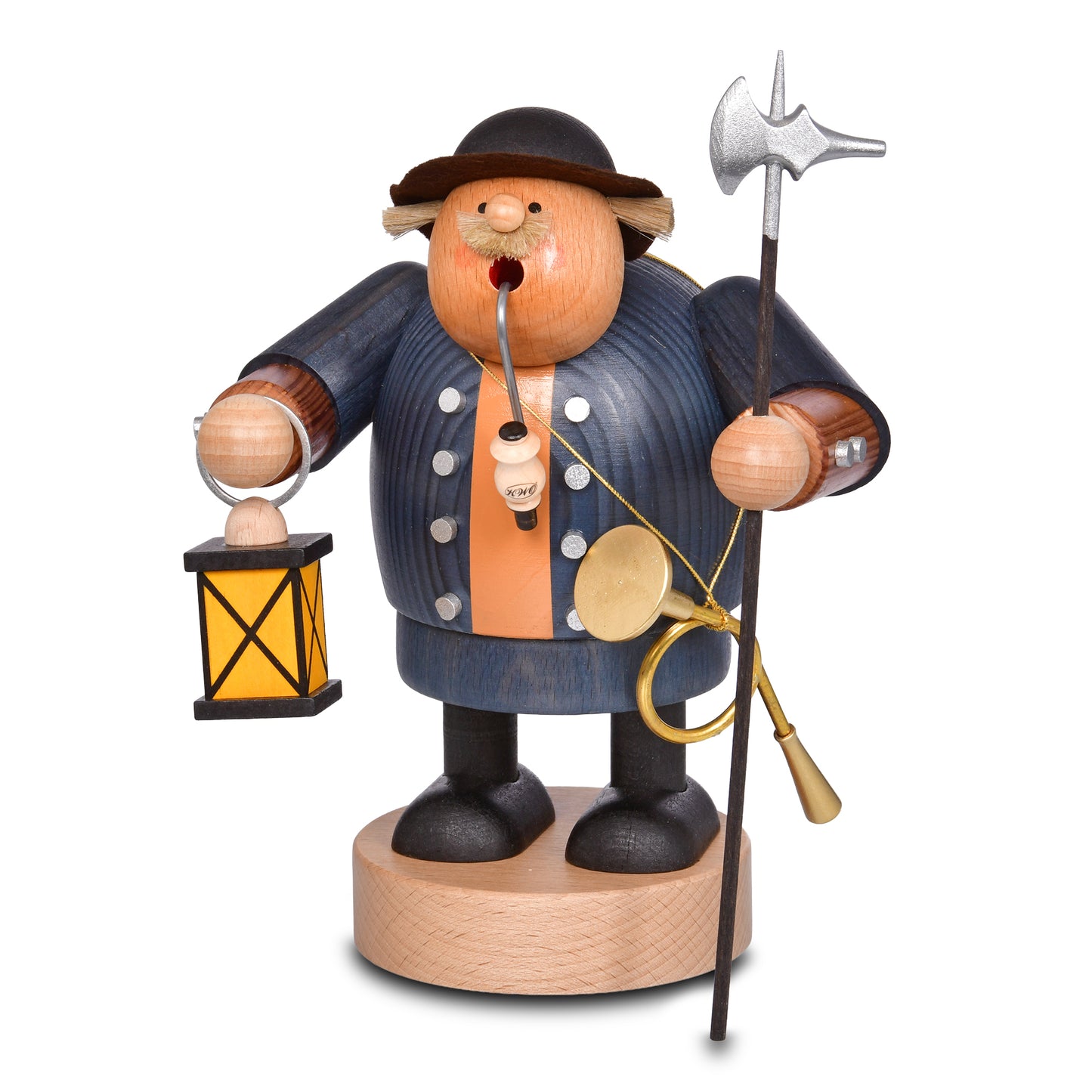 Räuchermann Nachtwächter, 21 cm