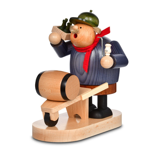 Räuchermann Bierhändler, 19 cm