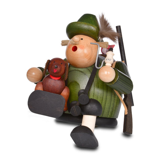 Räuchermann Kantenhocker - Förster* passend für Eisenbahnwagen, 16 cm