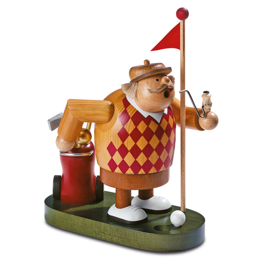 Räuchermann Golfer, 21 cm