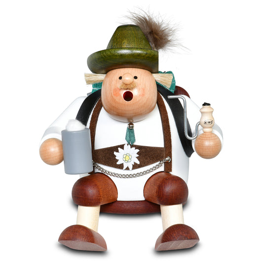 Räuchermann Kantenhocker - Wandersmann, 15 cm