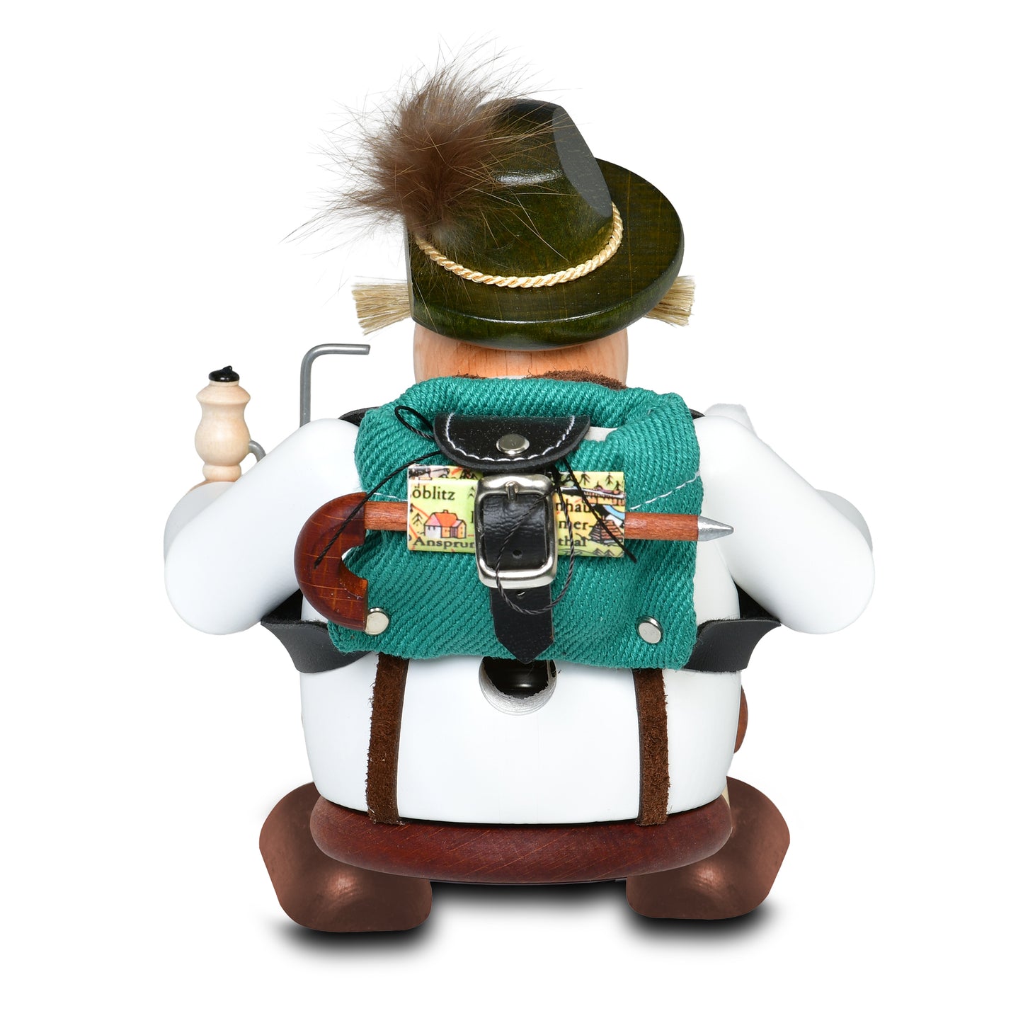 Räuchermann Kantenhocker - Wandersmann, 15 cm