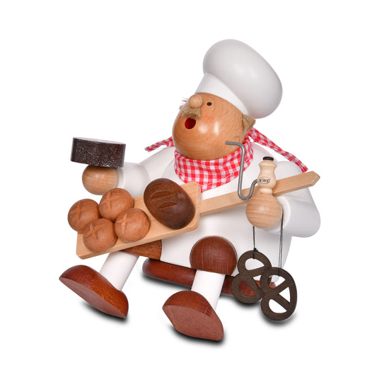 Räuchermann Kantenhocker - Bäcker, 16 cm