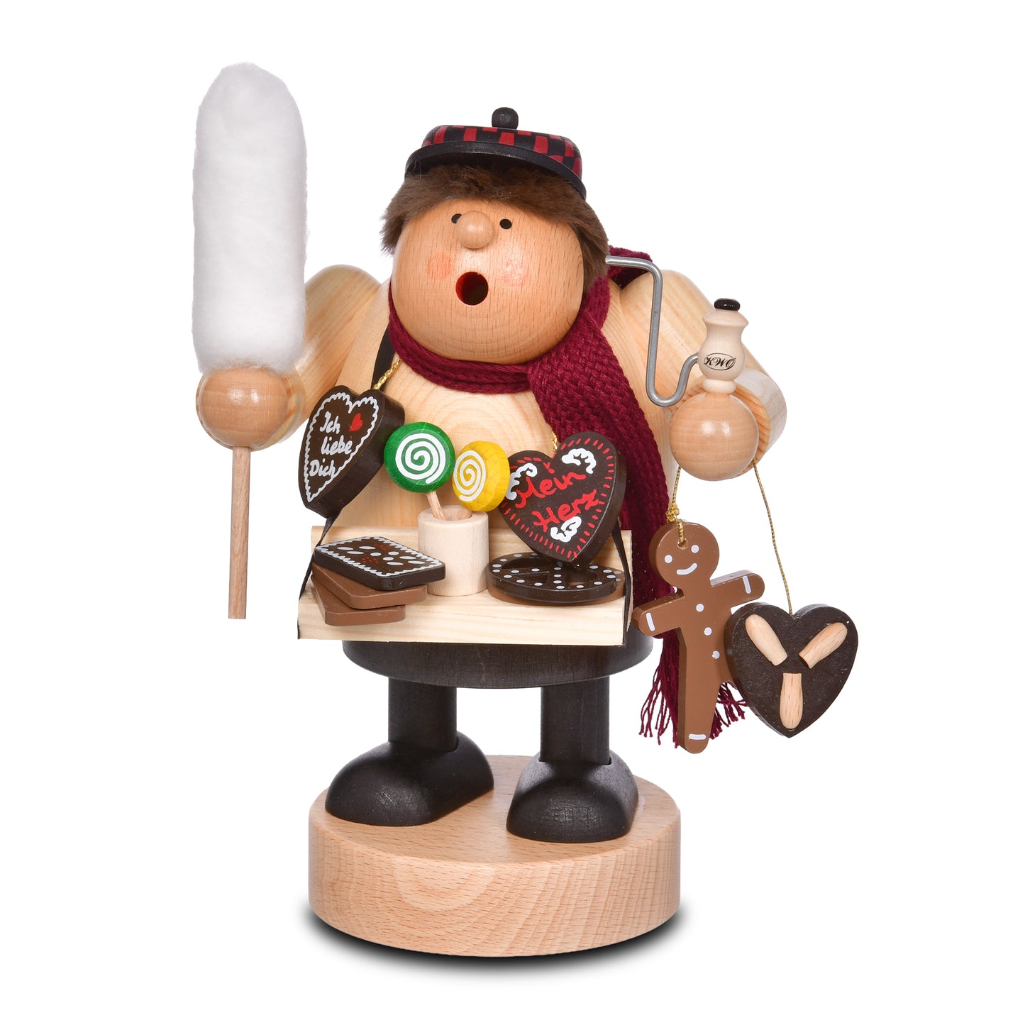 Räuchermann Lebkuchenverkäufer, 18 cm