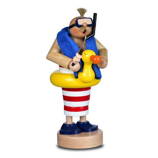 Räuchermann Schwimmer, 25 cm