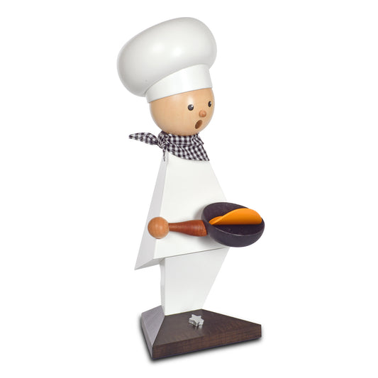 Räuchermann Sternekoch, 29 cm