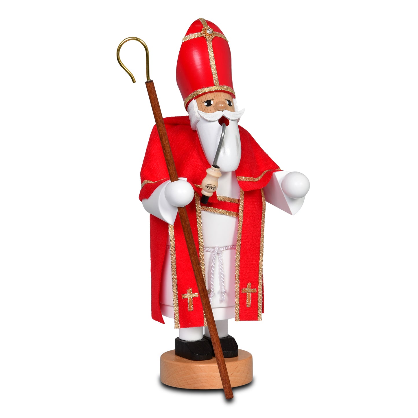 Räuchermann Heiliger St. Nikolaus - aus dem Erzgebirge von KWO