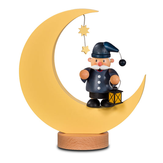Räuchermann Mann im Mond mini, 23cm