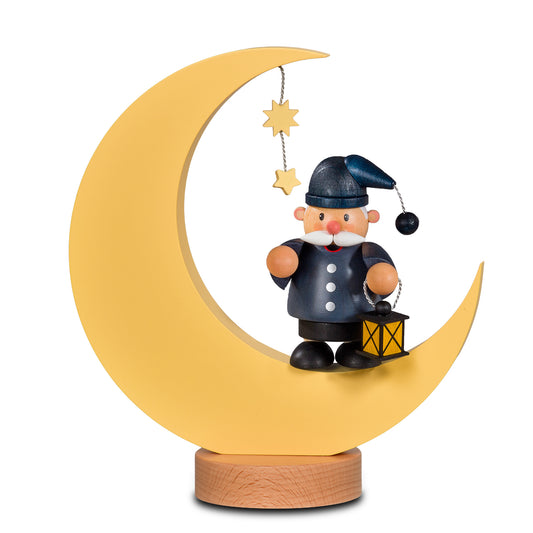 Räuchermann Mann im Mond mini, 23cm