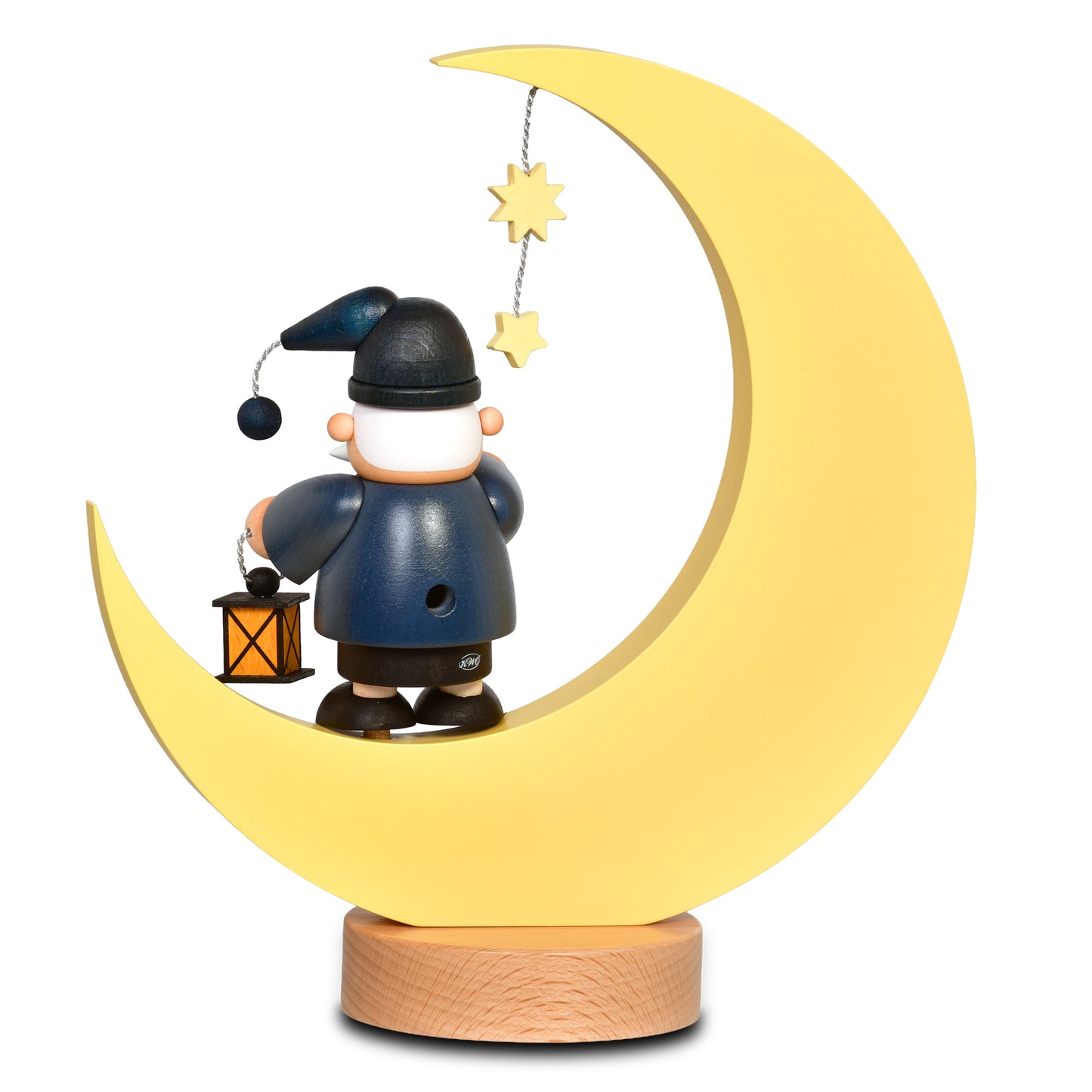 Räuchermann Mann im Mond mini, 23cm