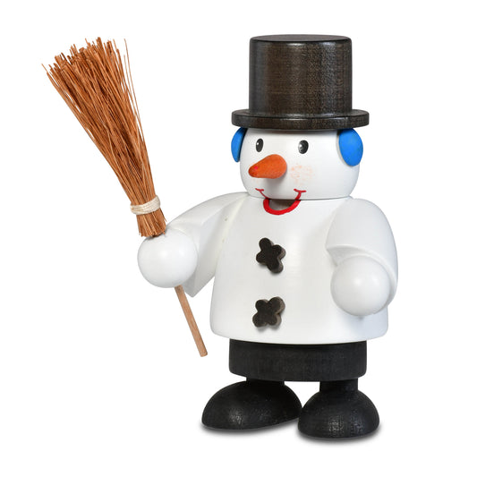 Räuchermann Schneemann mini, 10 cm