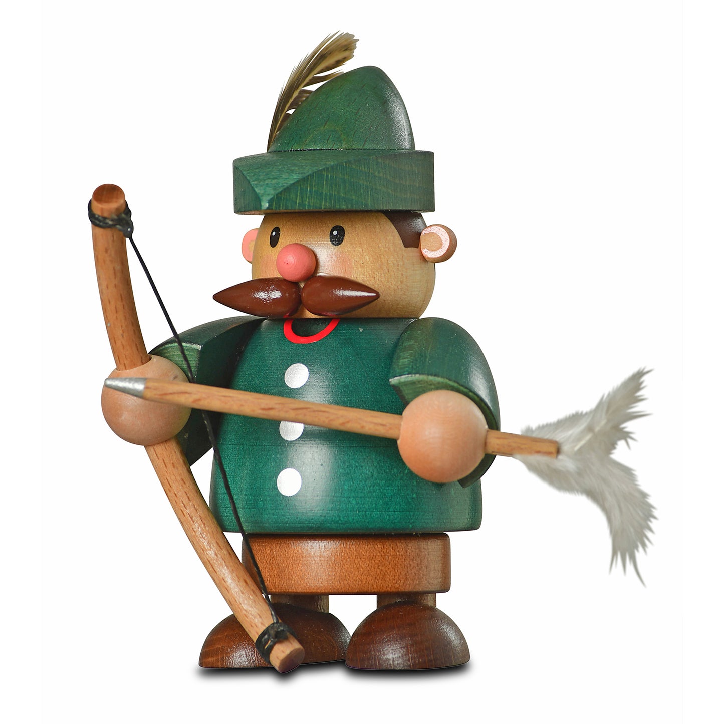 Räuchermann Robin Hood mini, 10 cm