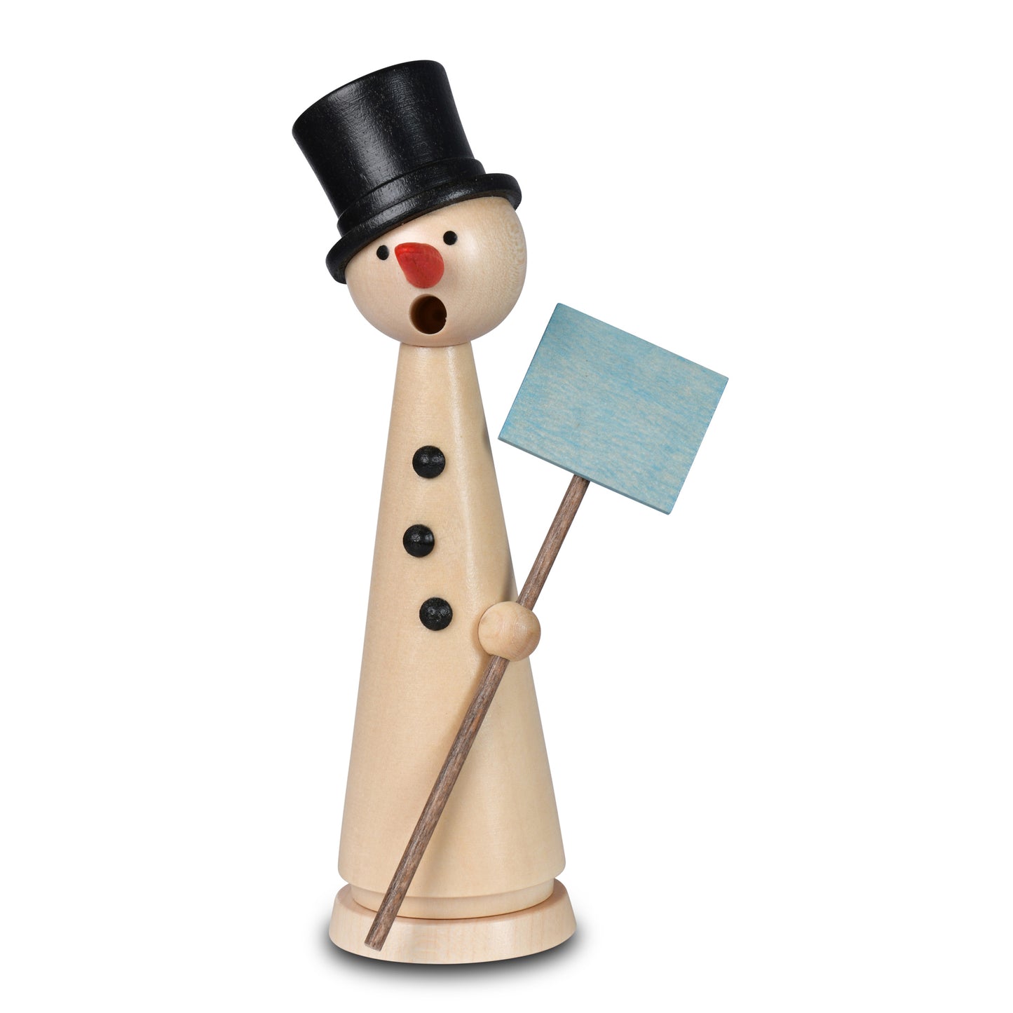 Räuchermann Schneemann Herbert natur, 15 cm