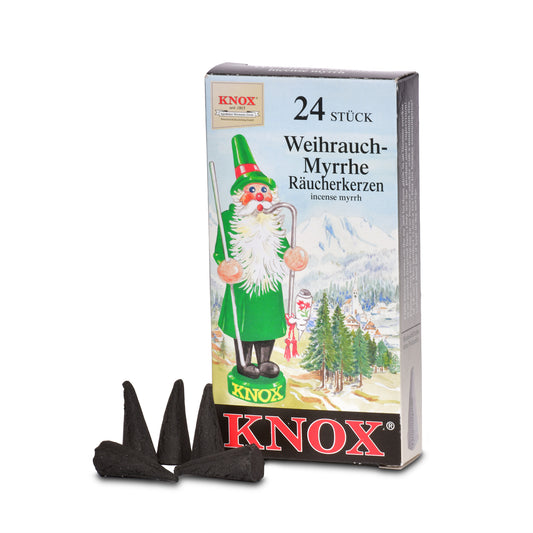 Räucherkerzen Weihrauch-Myrrhe Knox