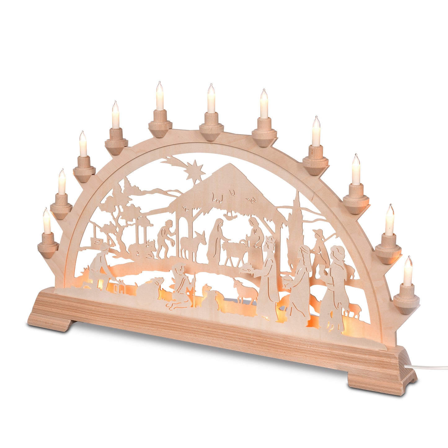 Schwibbogen - Christi Geburt mit Königen