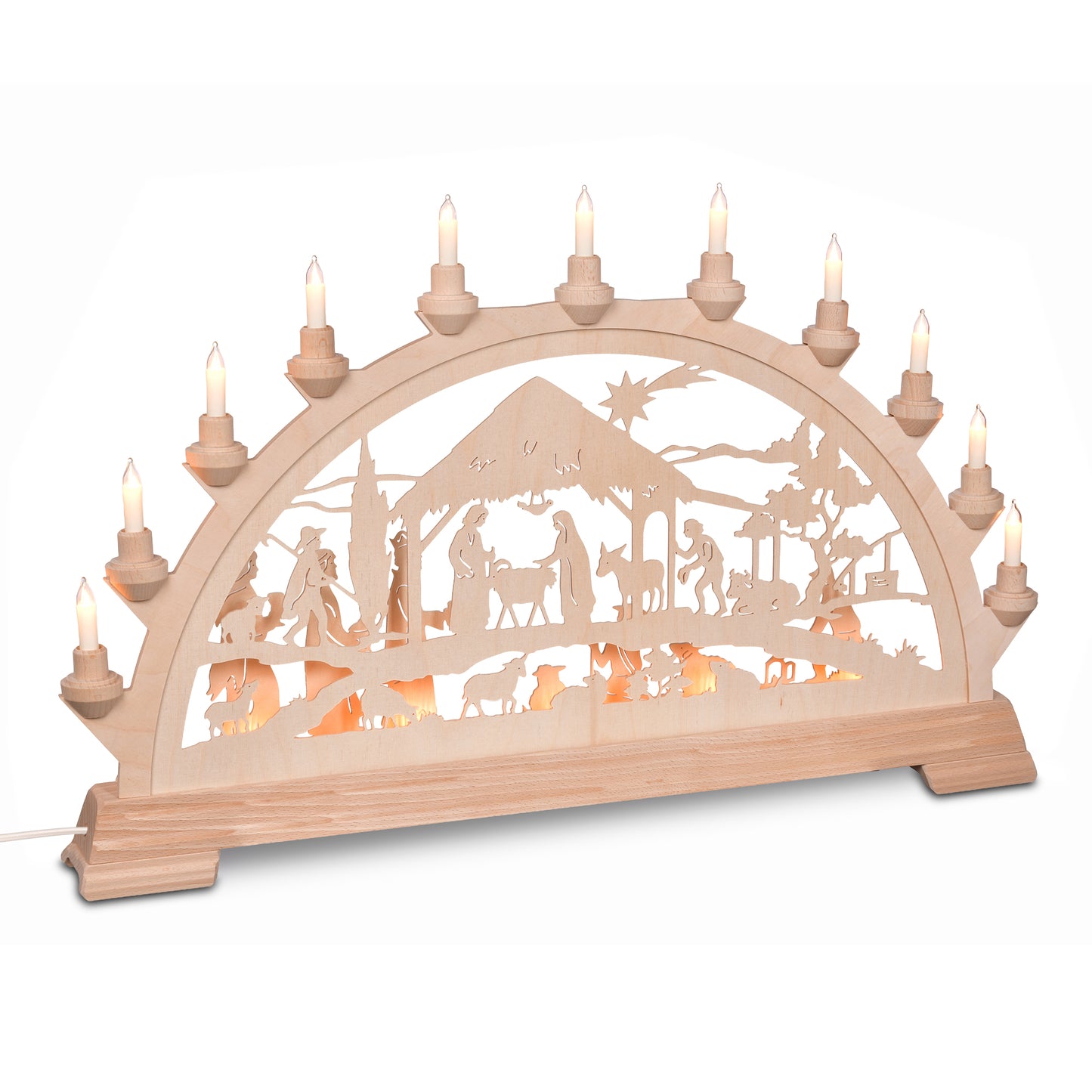 Schwibbogen - Christi Geburt mit Königen