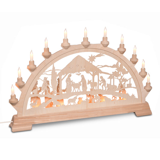 Schwibbogen - Christi Geburt mit Königen