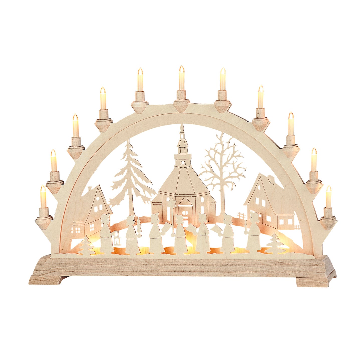 Schwibbogen - Seiffner Kirche, groß