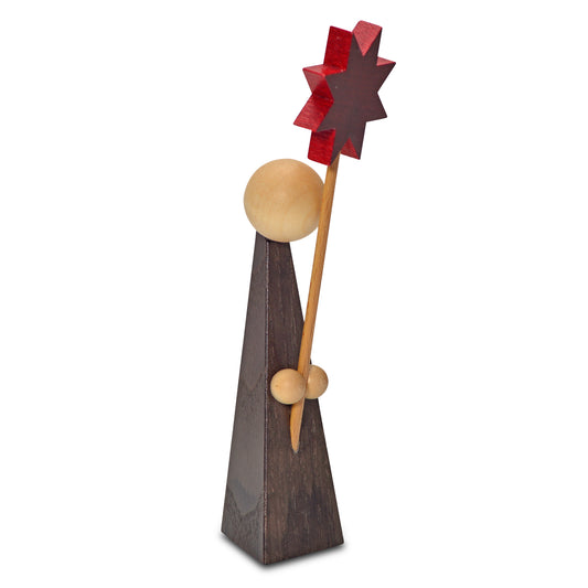 Kurrendefigur mit Stern, 11 cm